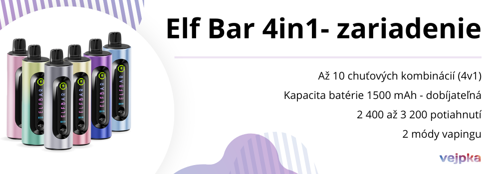 Banner kategória Elf Bar 4in1-zariadenie